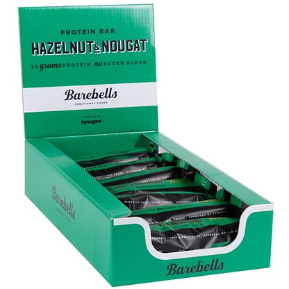Barebells Hazelnut-nougat proteiinipatukka myyntierä 12 patukkaa
