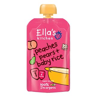 Ella's Kitchen persikka-päärynä-riisisose luomu