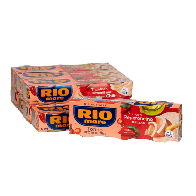 Rio Mare tonnikala chilioliiviöljyssä 3-pack - Lejos