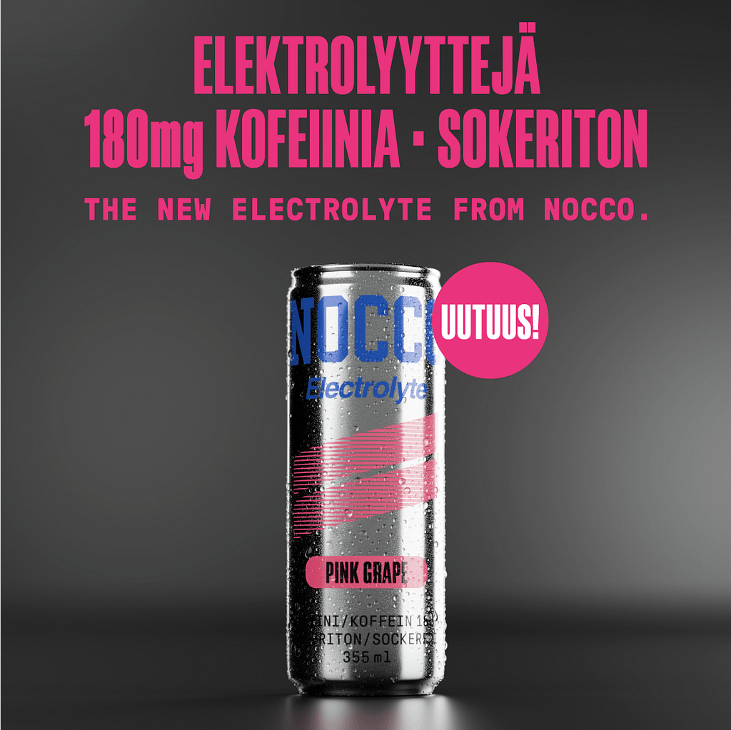 nocco electrolyte pink grape