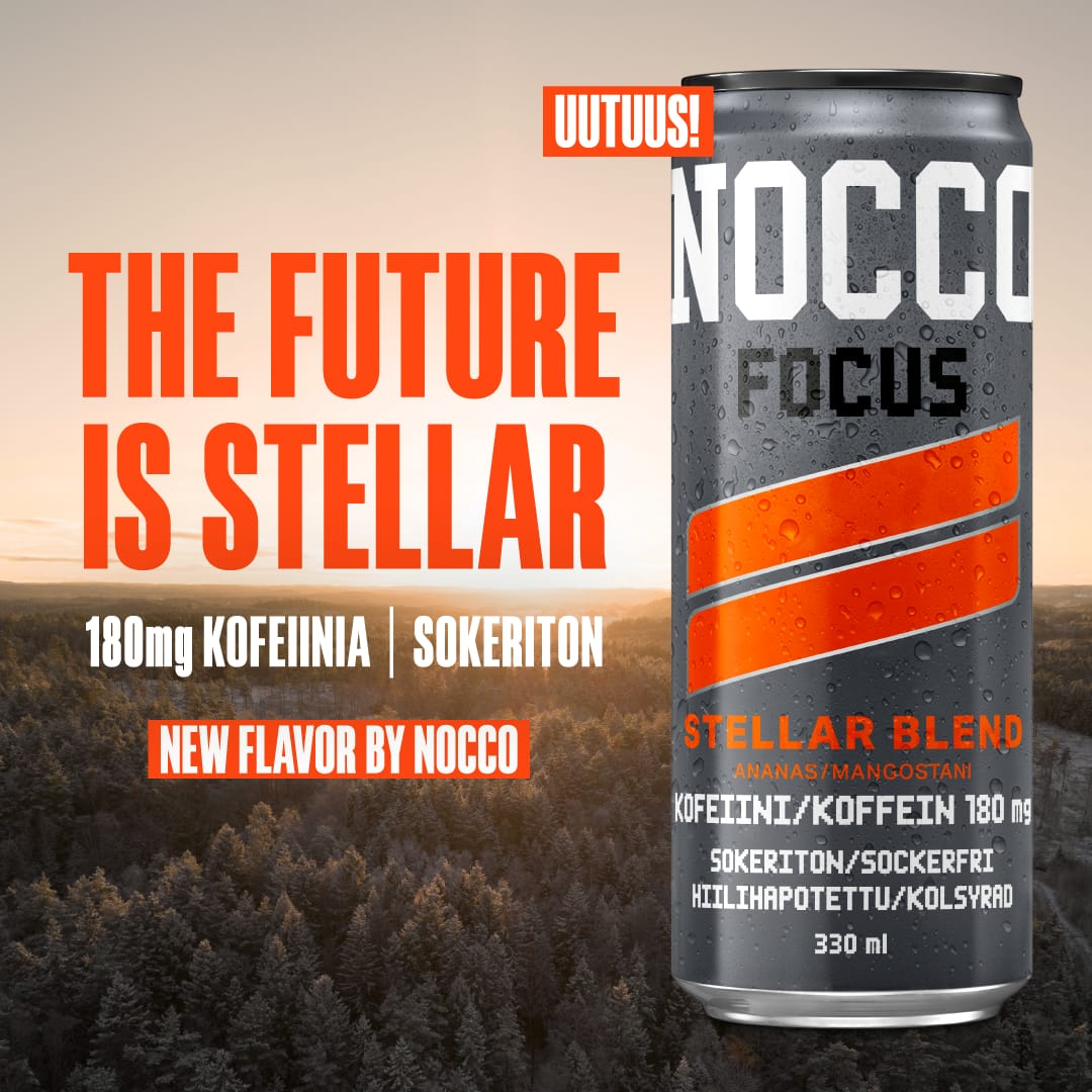 NOCCO FOCUS Stellar Blend funktionaalinen energiajuoma