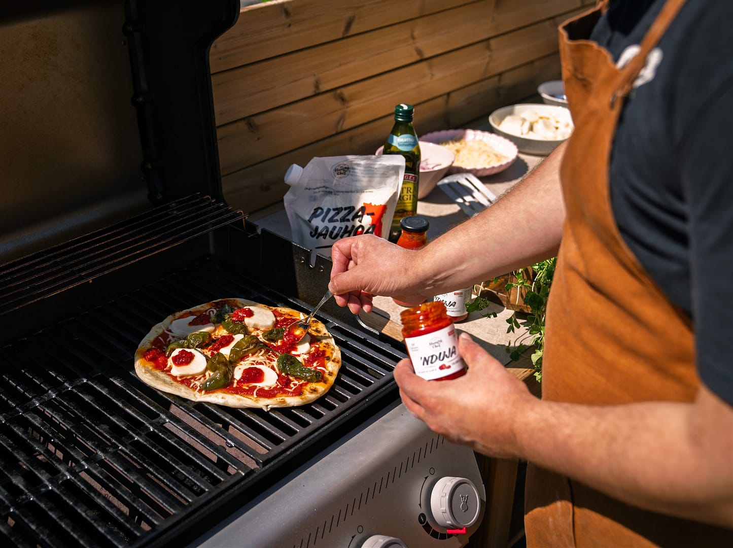 Hungry Chef pizza grillissä