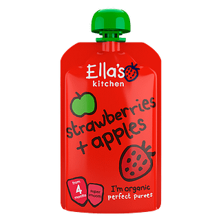 Ella's Kitchen hedelmäsose mansikka+omena LUOMU