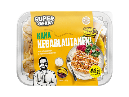 Super Safkaa Kana kebablautanen