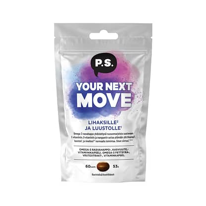 P.S. Your Next Move Omega-3 ravintolisä - Image 2
