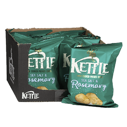 Kettle Sea Salt & Rosemary - merisuolalla ja rosmariinilla maustetut perunalastut - Image 2