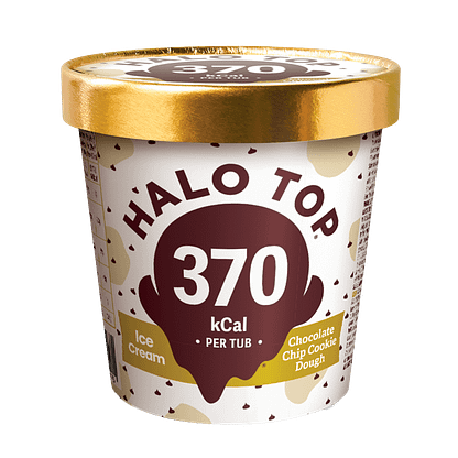 Halo Top Chocolate Chip Cookie Dough -jäätelö