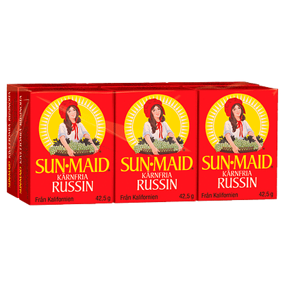Sun-Maid Kalifornialainen rusina rasiassa 6-pack