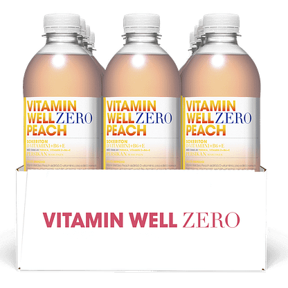 Vitamin Well Zero Peach hyvinvointijuoma - Image 2