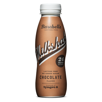 Barebells Milkshake Chocolate - suklaanmakuinen proteiinipirtelö