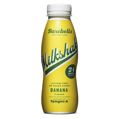 Barebells Milkshake Banana - banaaninmakuinen proteiinipirtelö