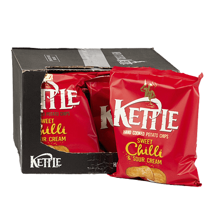 Kettle Sweet Chili & Sour Cream - makealla chilillä ja kermaviilillä maustetut perunalastut - Image 2