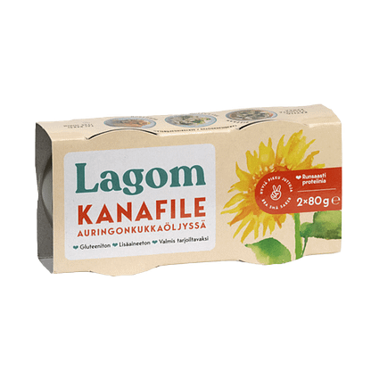 Lagom Kanafile auringonkukkaöljyssä