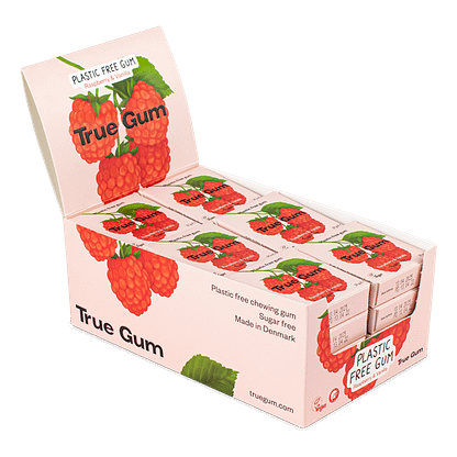 True Gum Raspberry & Vanilla -ksylitolipurukumi - Image 2