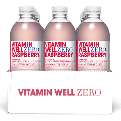 Vitamin Well Zero Raspberry hyvinvointijuoma - Image 2