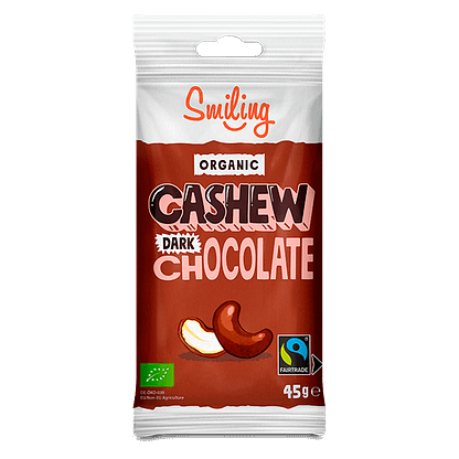Smiling Cashew Dark Chocolate LUOMU