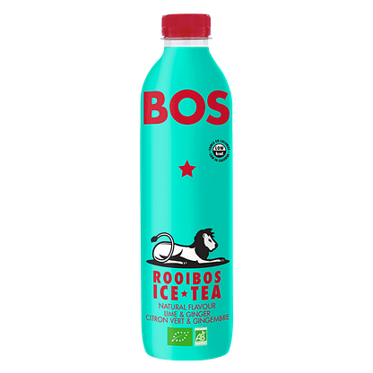 BOS Lime & Ginger Rooibos jäätee LUOMU iso pullo