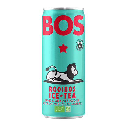 BOS Lime & Ginger Rooibos jäätee LUOMU