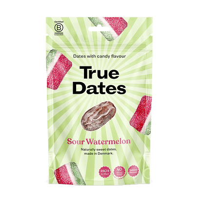 True Dates Sour Watermelon -taatelit