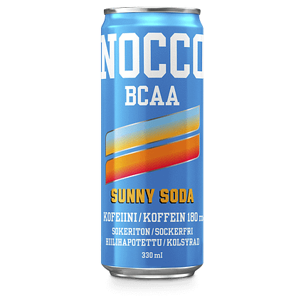 NOCCO BCAA Sunny Soda -energiajuoma