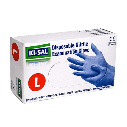 Nitriilikäsine L Musta, 100kpl/pkt