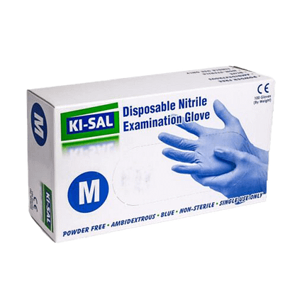 Nitriilikäsine M Musta, 100kpl/pkt