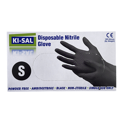Nitriilikäsine S Musta, 100kpl/pkt