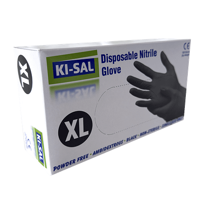 Nitriilikäsine XL Musta, 100kpl/pkt