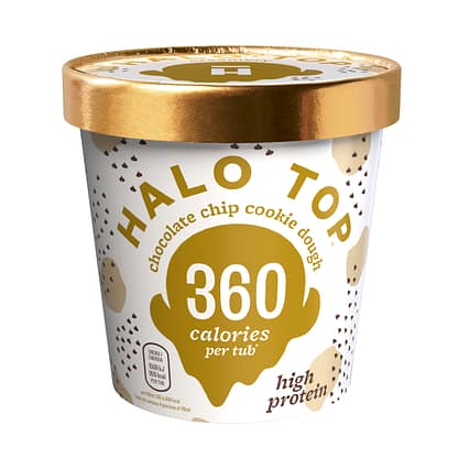 Halo Top Chocolate Chip Cookie Dough -jäätelö