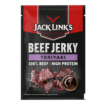 Jack Link's Beef Jerky Teriyaki - maustettu kuivaliha