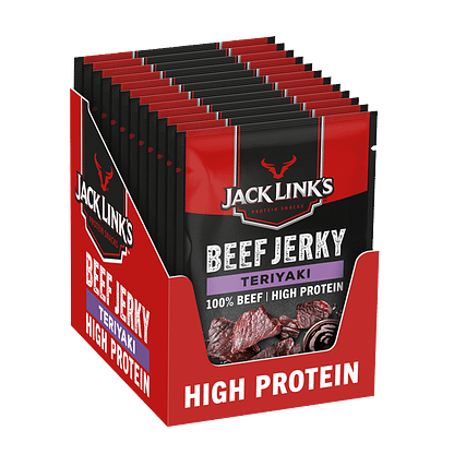 Jack Link's Beef Jerky Teriyaki - maustettu kuivaliha - Image 2