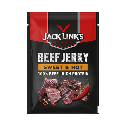 Jack Link's Beef Jerky Swee&Hot Clipstrip - maustettu kuivaliha