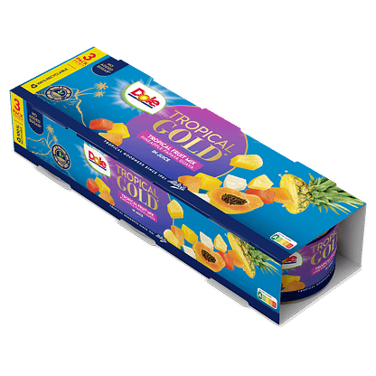 Dole Tropical Gold Trooppisia hedelmiä mehussa 3-pack