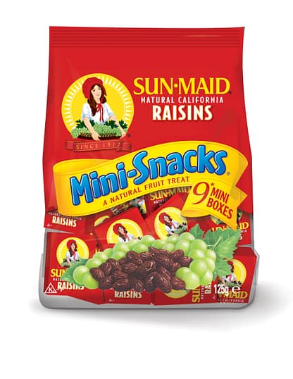 Sun-Maid Kalifornialainen Mini-Snacks rusina 9-pack - Image 2