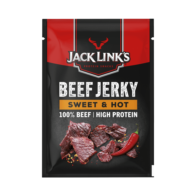 Jack Link’s Beef Jerky Sweet&Hot – maustettu kuivaliha pikkupussi