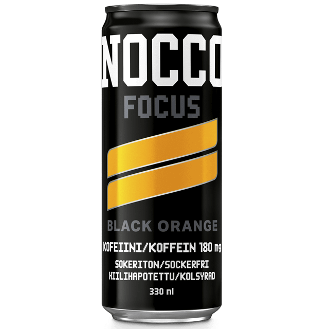 NOCCO FOCUS Black Orange -energiajuoma