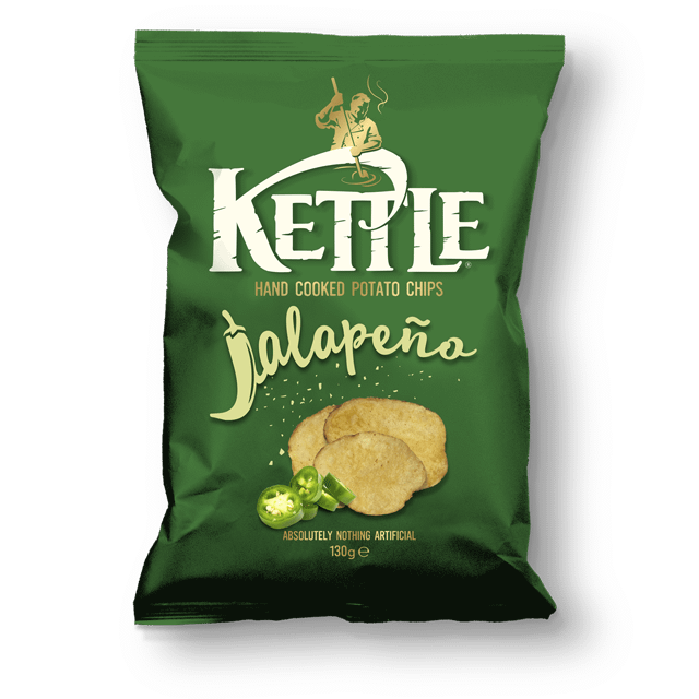 Kettle Jalapeño - jalapenolla maustetut perunalastut