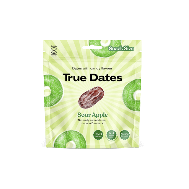True Dates Sour Apple -taatelit pikkupussi