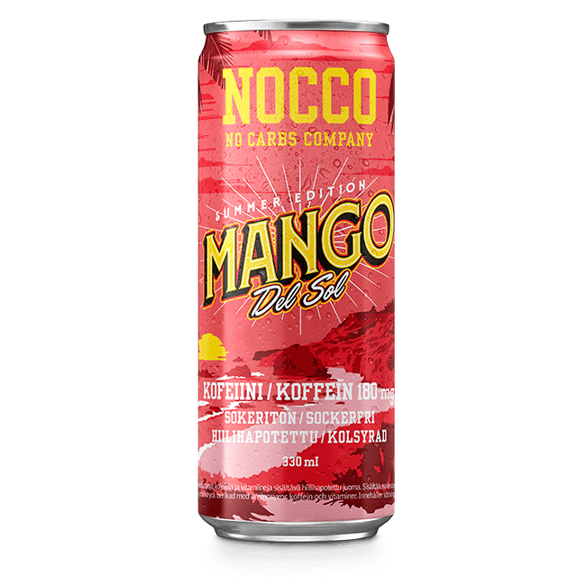 NOCCO BCAA Mango Del Sol -energiajuoma