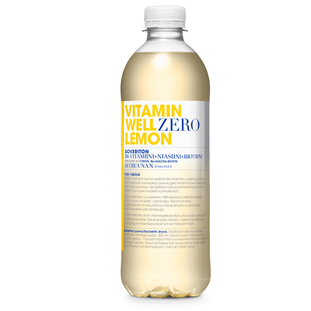 Vitamin Well Zero Lemon hyvinvointijuoma