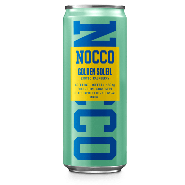 Nocco Golden Soleil -energiajuoma