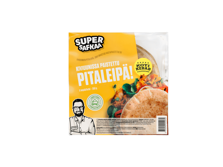 Super Safkaa Kiviuunissa paistettu pitaleipä