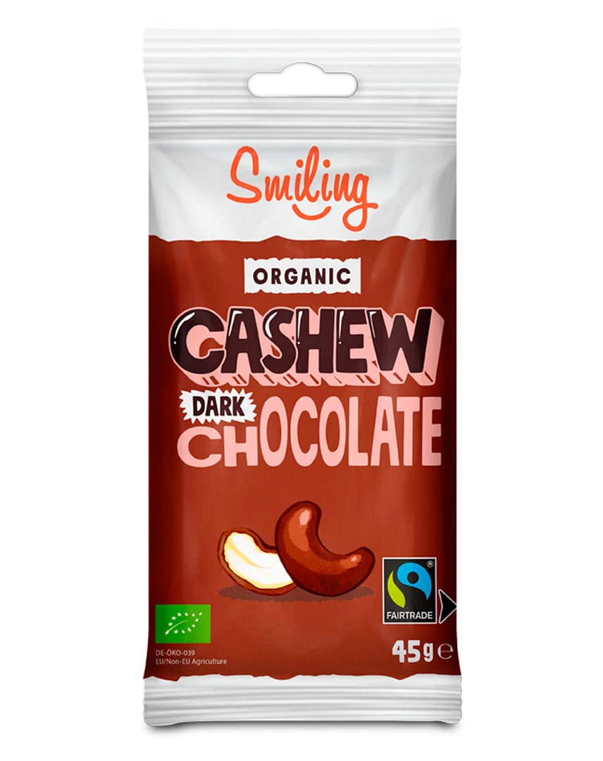 Smiling Cashew Dark Chocolate LUOMU - Image 2