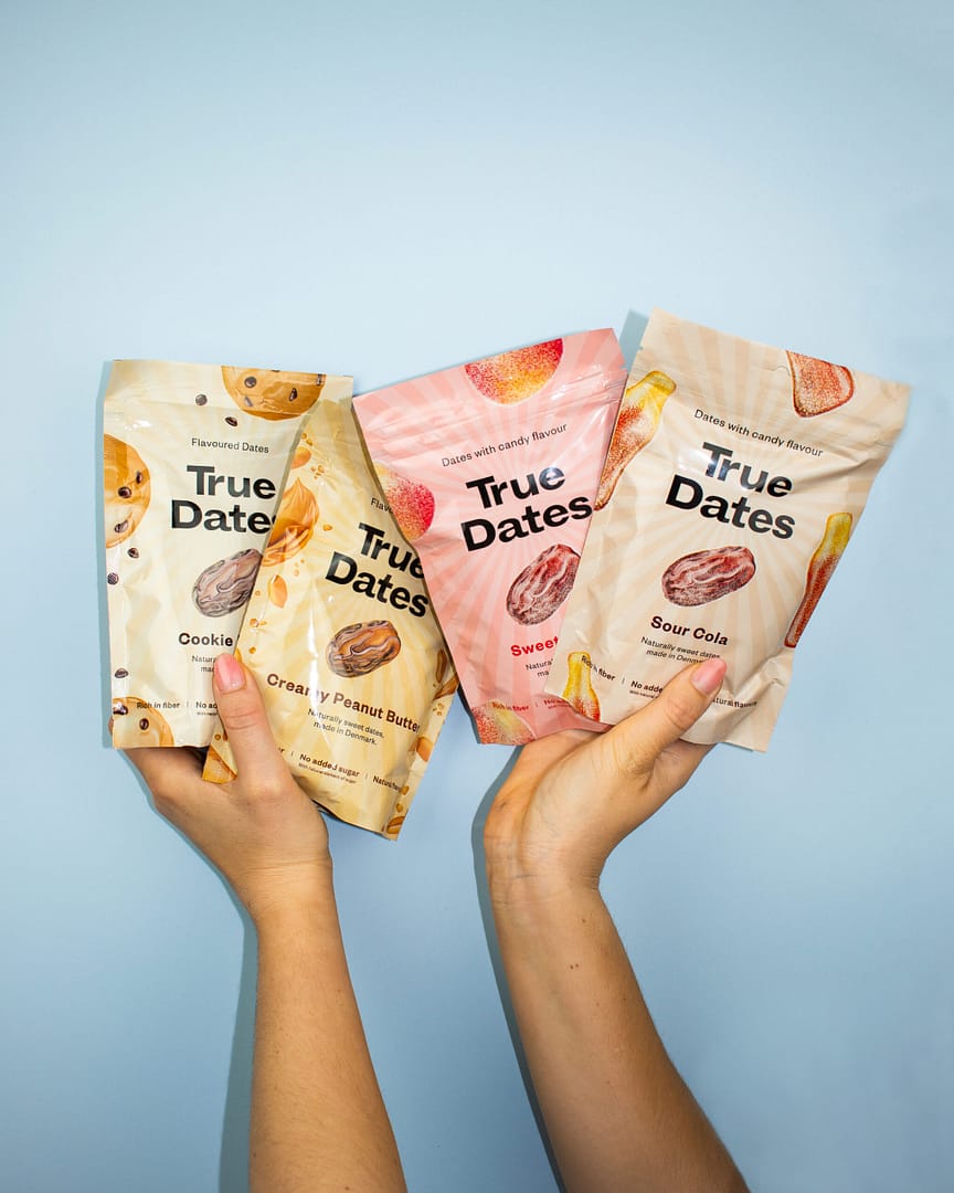 True Dates karkkitaatelit vaihtoehto karkkipussille