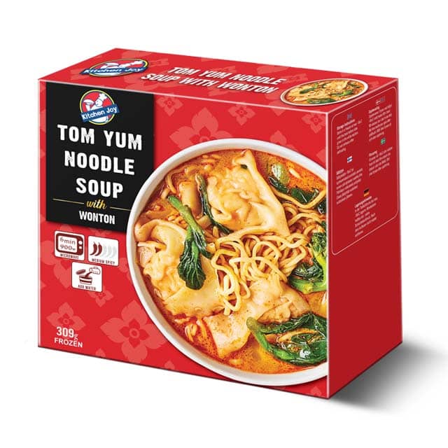 Kitchen Joy Tom Yum Noodle Soup with Wonton - Lejos