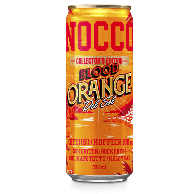 NOCCO BCAA Blood Orange Del Sol -energiajuoma
